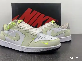 Hyperoad Air 1 Nike Low Jordan White-Green 0613